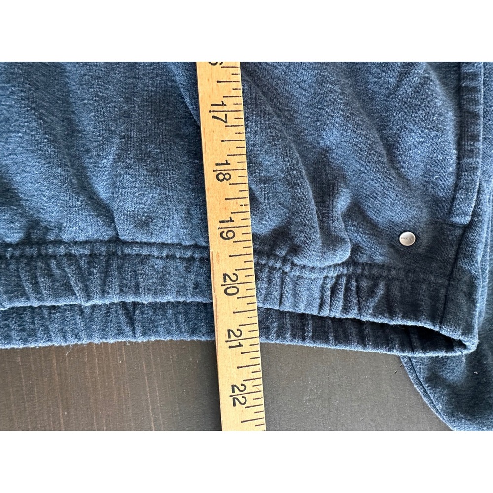 Prana Womens Hemp Blend Shawl‎ Collar Pullover Sweatshirt Blue 1966951 Small - Picture 9 of 9
